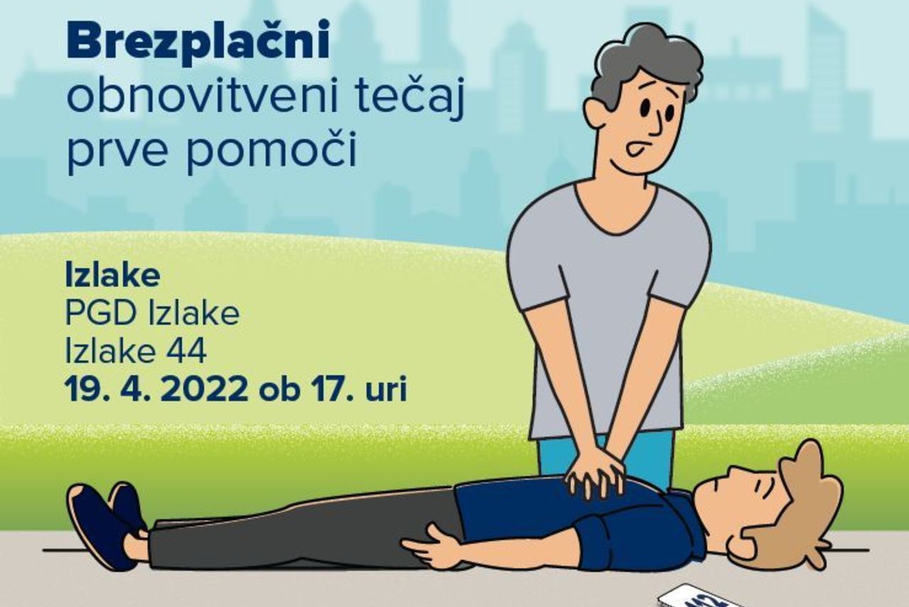 Brezplačni obnovitveni tečaj prve pomoči