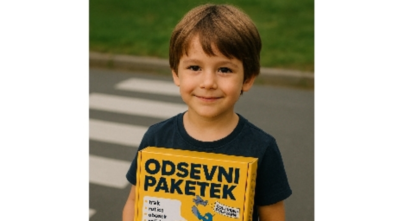 Odsevni paketki za bodoče prvošolce na Izlakah in Mlinšah