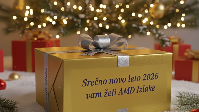 Vesele božične praznike in srečno 2026!